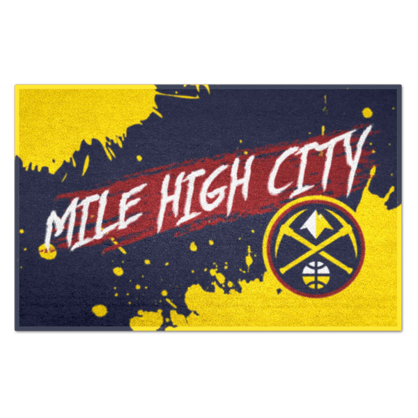 fanmats NBA - Denver Nuggets Starter Mat - Slogan
