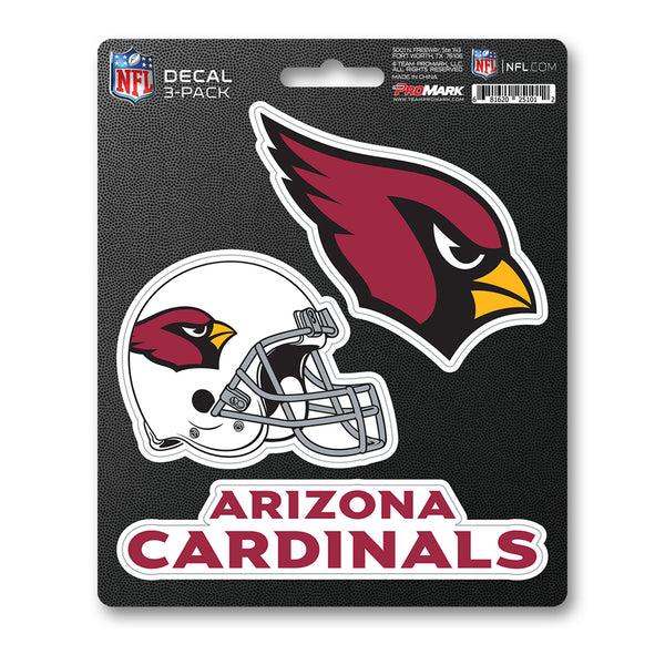 fanmats NFL - Arizona Cardinals Decal 3-pk