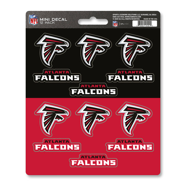 fanmats NFL - Atlanta Falcons Mini Decal 12-pk