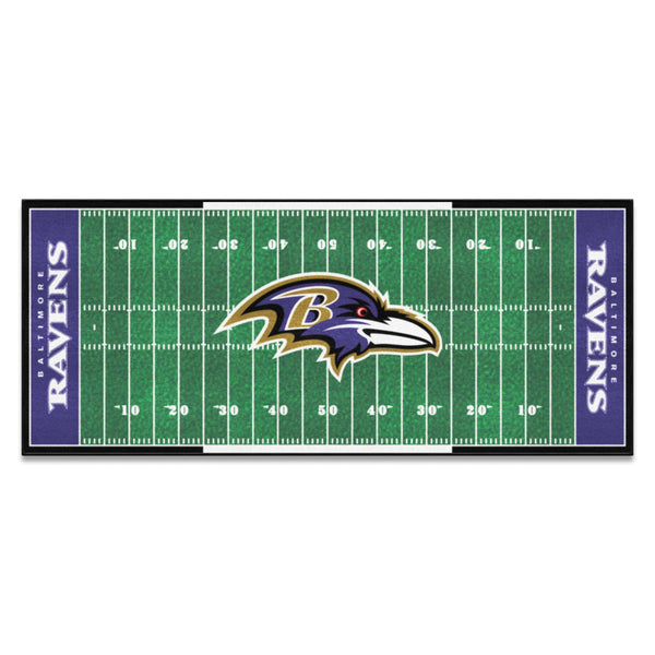 fanmats NFL - Baltimore Ravens Football Field Runner