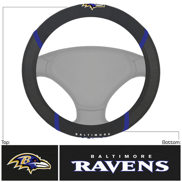 fanmats NFL - Baltimore Ravens Steering Wheel Cover