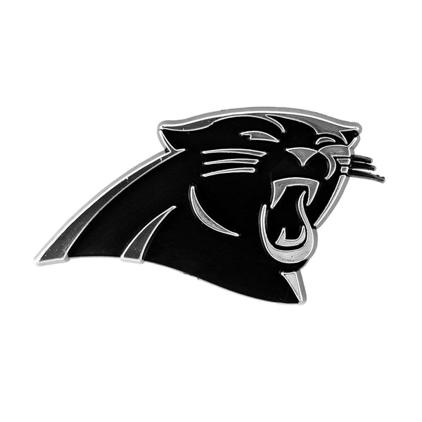 fanmats NFL - Carolina Panthers Molded Chrome Emblem