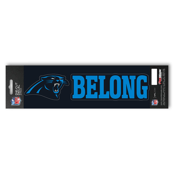 fanmats NFL - Carolina Panthers Team Slogan Decal