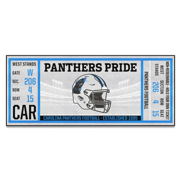 fanmats NFL - Carolina Panthers Ticket Runner