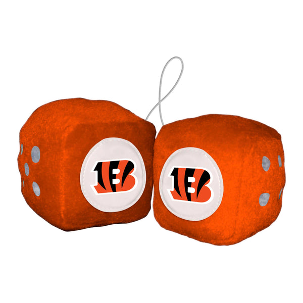 fanmats NFL - Cincinnati Bengals Fuzzy Dice