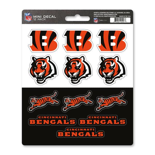 fanmats NFL - Cincinnati Bengals Mini Decal 12-pk
