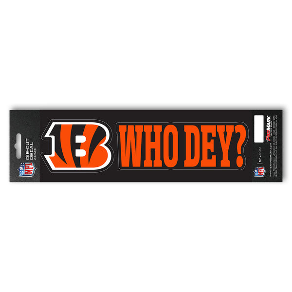 fanmats NFL - Cincinnati Bengals Team Slogan Decal