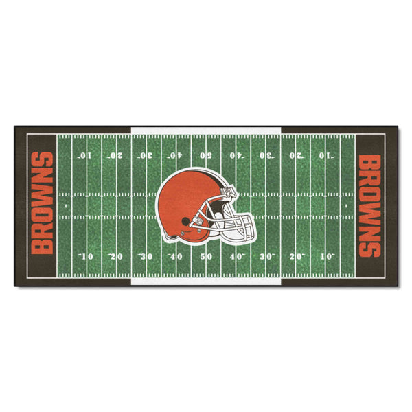 fanmats NFL - Cleveland Browns Football Field Runner
