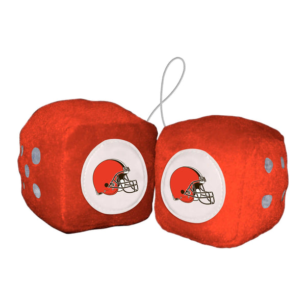 fanmats NFL - Cleveland Browns Fuzzy Dice