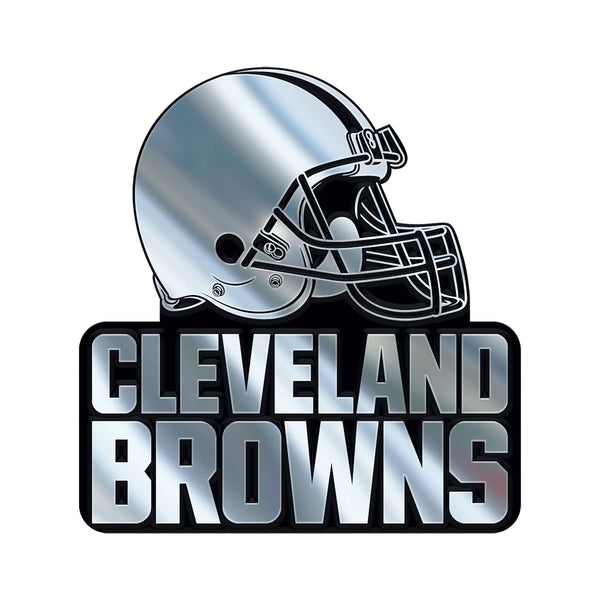 fanmats NFL - Cleveland Browns Molded Chrome Emblem