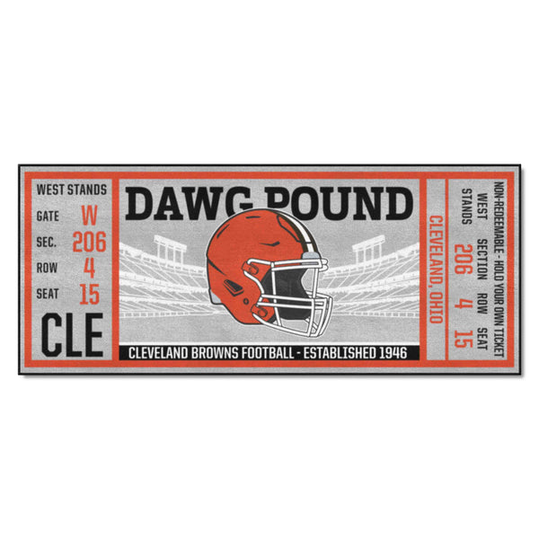 fanmats NFL - Cleveland Browns Ticket Runner