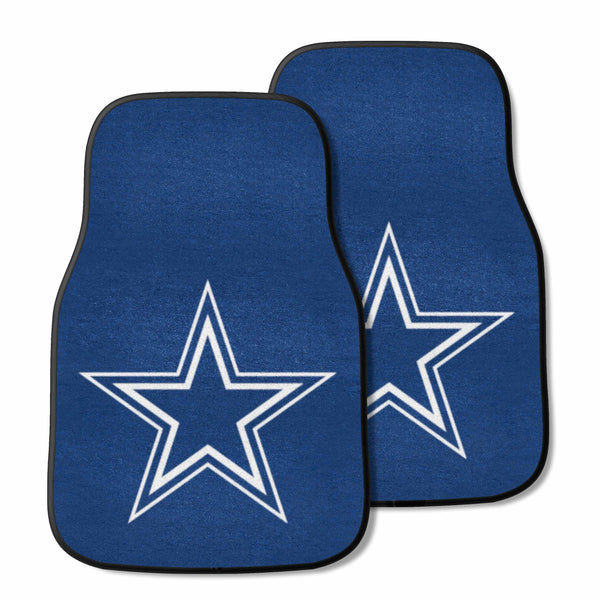 fanmats NFL - Dallas Cowboys 2-pc Carpet Car Mat Set