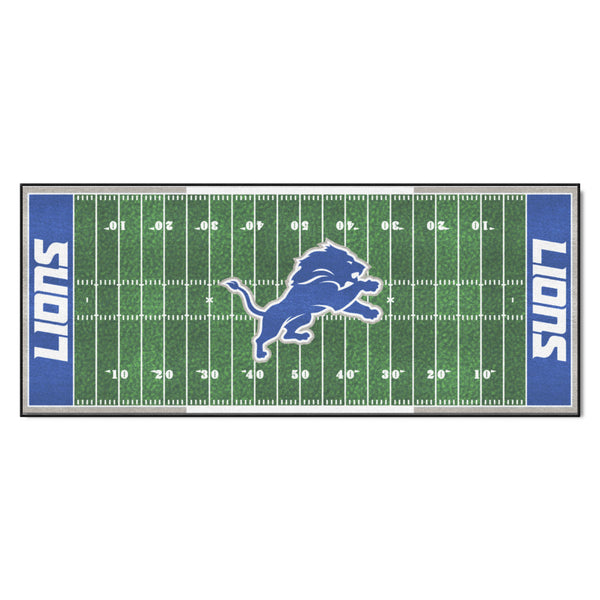 fanmats NFL - Detroit Lions Football Field Runner