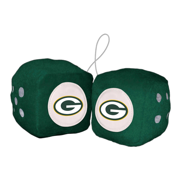 fanmats NFL - Green Bay Packers Fuzzy Dice
