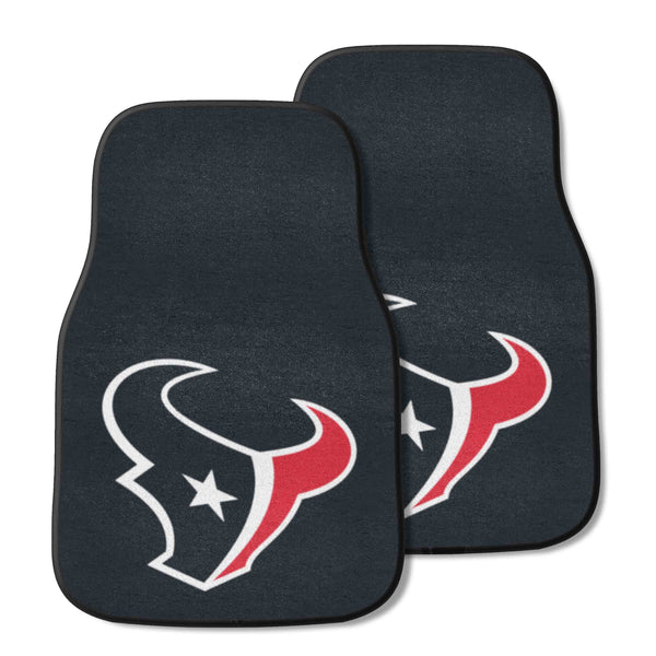 fanmats NFL - Houston Texans 2-pc Carpet Car Mat Set