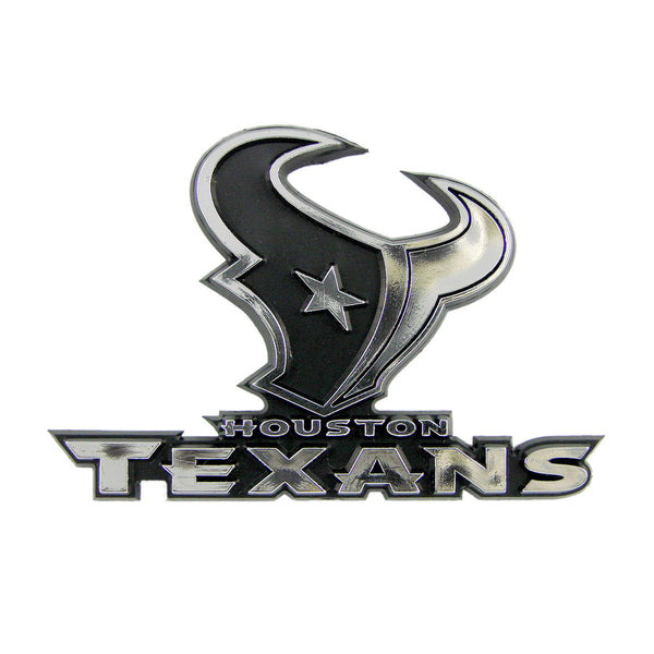 fanmats NFL - Houston Texans Molded Chrome Emblem