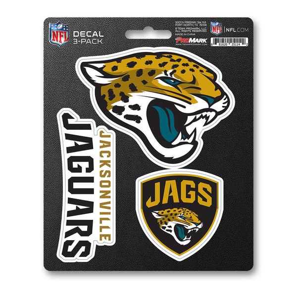 fanmats NFL - Jacksonville Jaguars Decal 3-pk