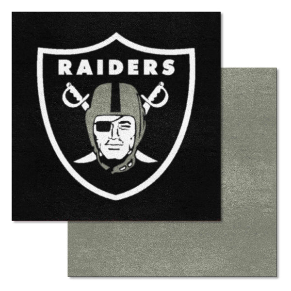 fanmats NFL - Las Vegas Raiders Team Carpet Tiles