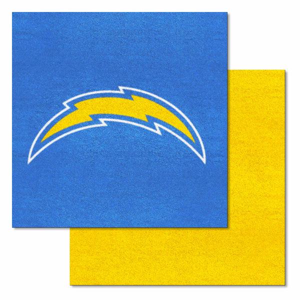 fanmats NFL - Los Angeles Chargers Team Carpet Tiles