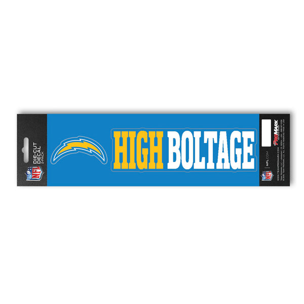 fanmats NFL - Los Angeles Chargers Team Slogan Decal