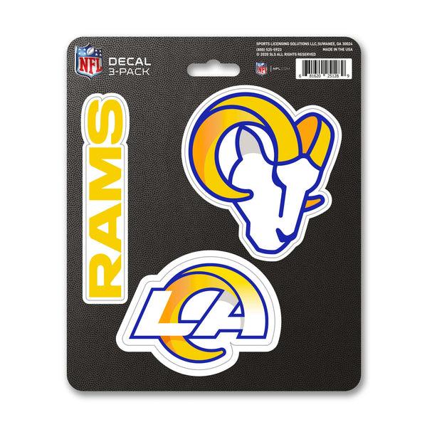fanmats NFL - Los Angeles Rams Decal 3-pk