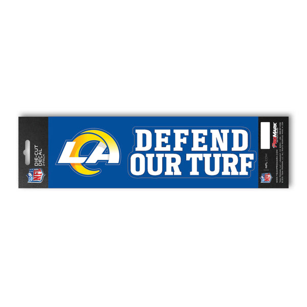 fanmats NFL - Los Angeles Rams Team Slogan Decal