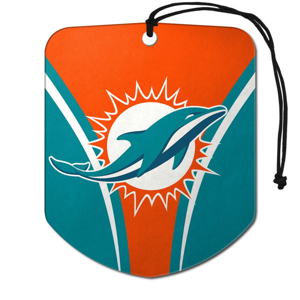 fanmats NFL - Miami Dolphins Air Freshener 2-pk
