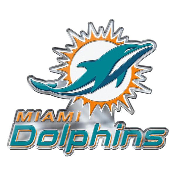 fanmats NFL - Miami Dolphins Embossed Color Emblem2