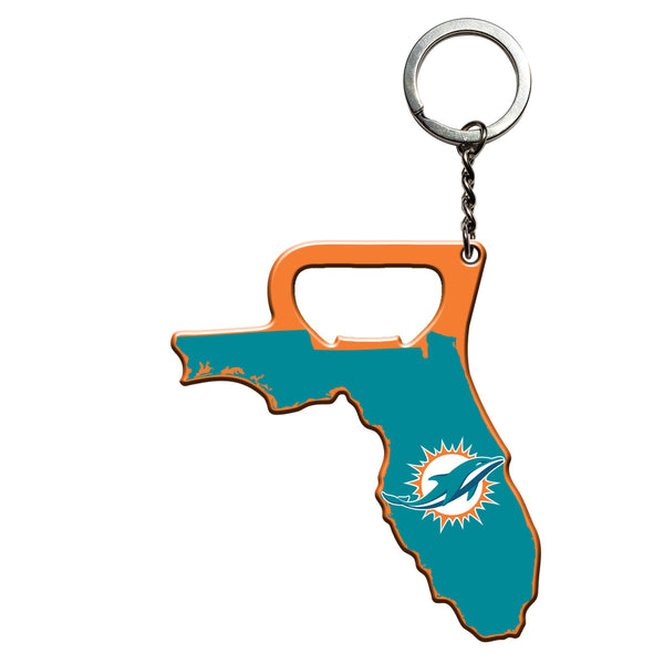 fanmats NFL - Miami Dolphins Keychain Bottle Opener