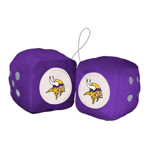 fanmats NFL - Minnesota Vikings Fuzzy Dice