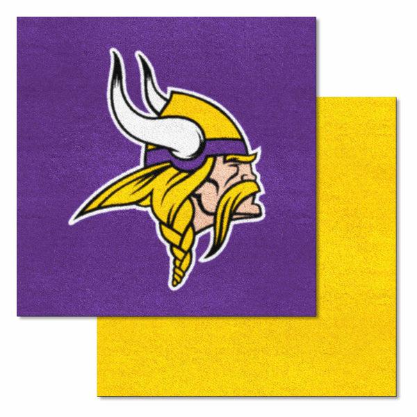 fanmats NFL - Minnesota Vikings Team Carpet Tiles