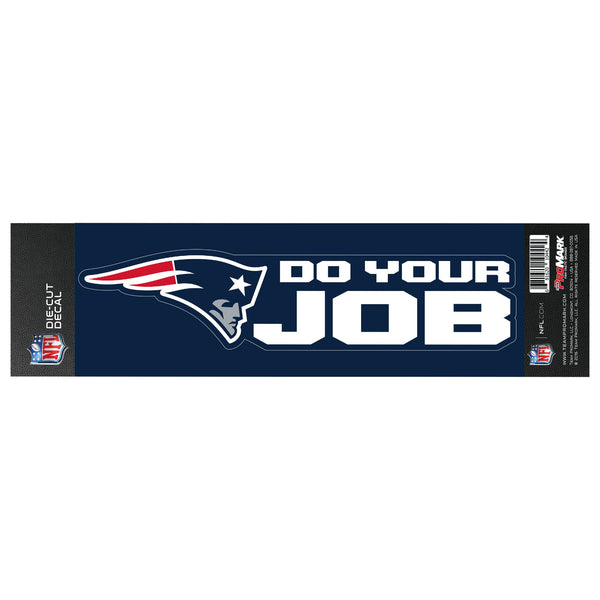fanmats NFL - New England Patriots Team Slogan Decal