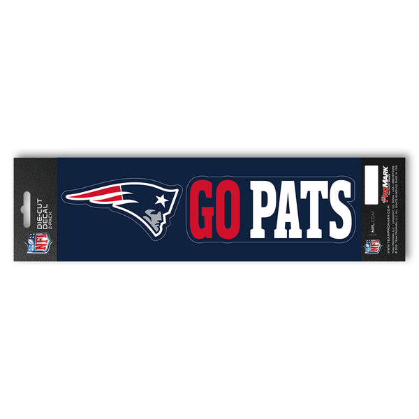 fanmats NFL - New England Patriots Team Slogan Decal