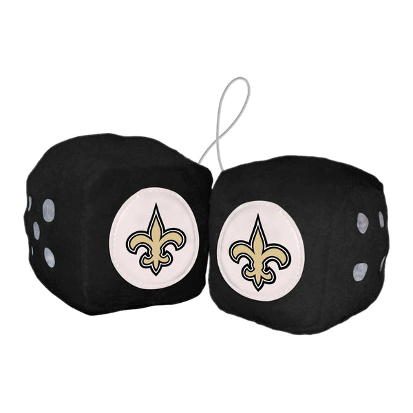 fanmats NFL - New Orleans Saints Fuzzy Dice