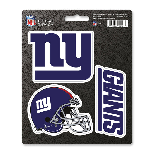 fanmats NFL - New York Giants Decal 3-pk