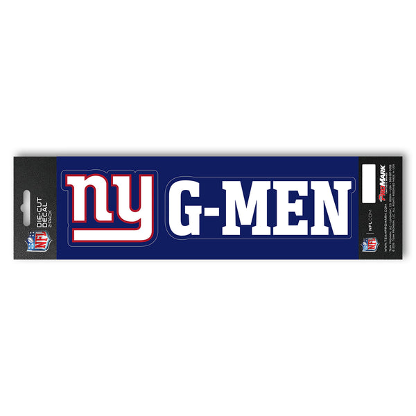 fanmats NFL - New York Giants Team Slogan Decal