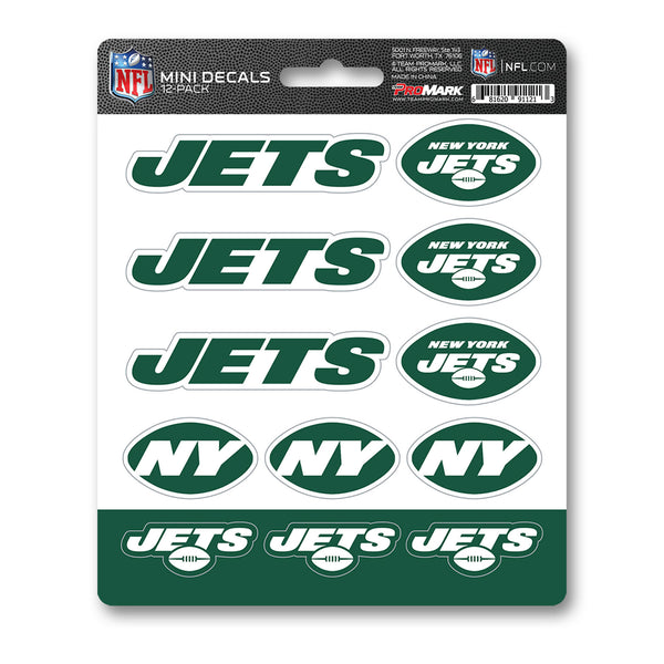 fanmats NFL - New York Jets Mini Decal 12-pk