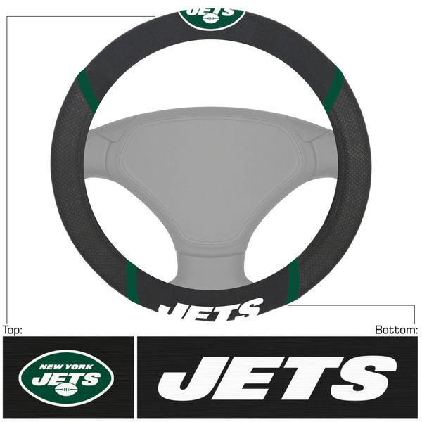 fanmats NFL - New York Jets Steering Wheel Cover
