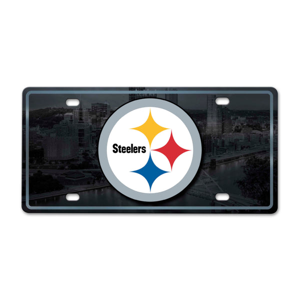 fanmats NFL - Pittsburgh Steelers METALPLATEFLAT