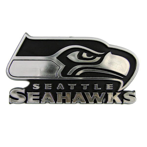 fanmats NFL - Seattle Seahawks Molded Chrome Emblem