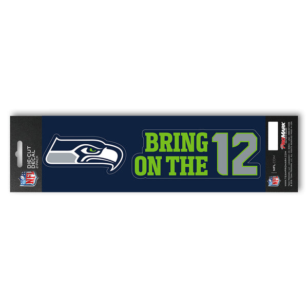 fanmats NFL - Seattle Seahawks Team Slogan Decal