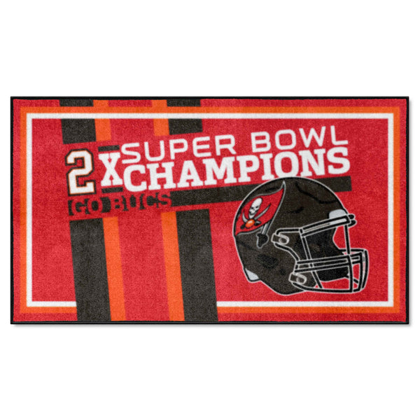 fanmats NFL - Tampa Bay Buccaneers 3X5AREARUG