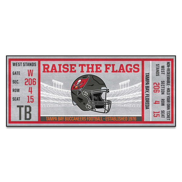 fanmats NFL - Tampa Bay Buccaneers Ticket Runner