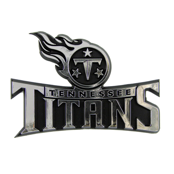 fanmats NFL - Tennessee Titans Molded Chrome Emblem