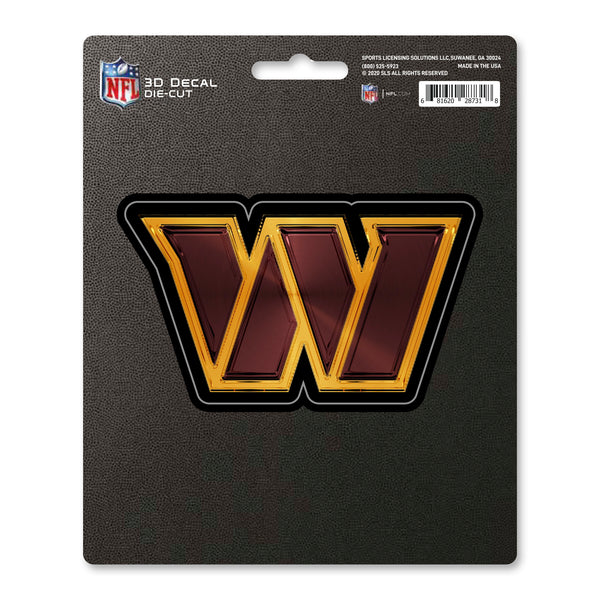 fanmats NFL - Washington Commanders 3D Decal