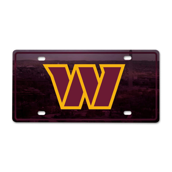 fanmats NFL - Washington Commanders METALPLATEFLAT