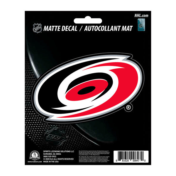 fanmats NHL - Carolina Hurricanes Matte Decal