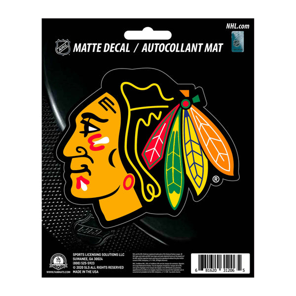 fanmats NHL - Chicago Blackhawks Matte Decal