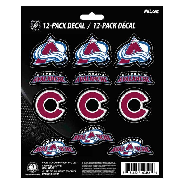 fanmats NHL - Colorado Avalanche Mini Decal 12-pk