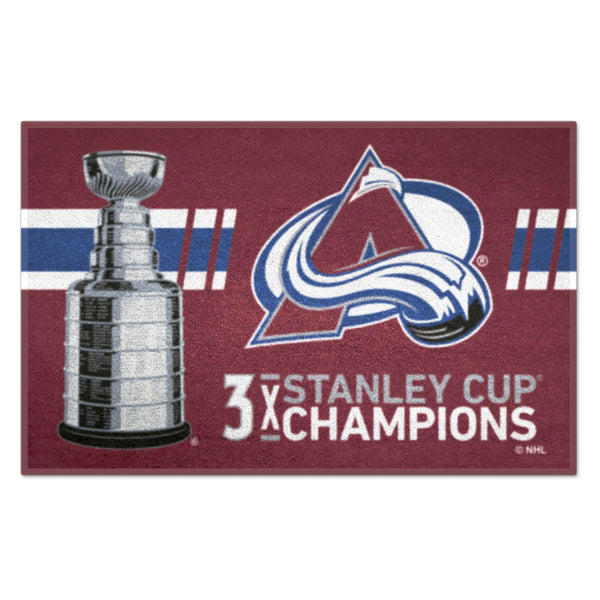 fanmats NHL - Colorado Avalanche Starter Mat - Dynasty